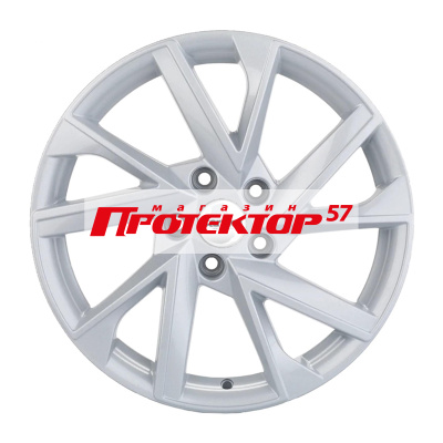 Диск 7x17 5x114.3 ET45 D60.1 Khomen Wheels V-Spoke 714 F-Silver