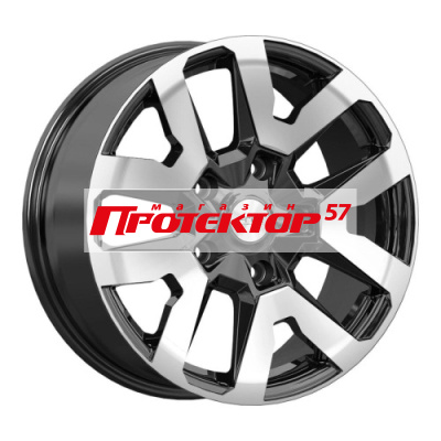 Диск Литой 7x17 PCD 5x139.7 ET40 D98 iFree Трикстер (КС1170) Алмаз черный