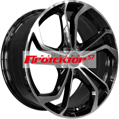 Диск Литой 7.5x17 PCD 5x112 ET42 D57.1 PDW 5457 Gloss Black Machine Face