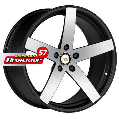 Диск 9x20 5x112 ET28 D78.1 DLW UROS Black Matt Polish S