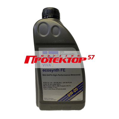 SRS VIVA 1 ecosynth FE 0W20 SP/SN PLUS C5/C6 Синтетическое 1л