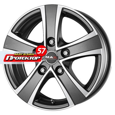 Диск 6.5x16 5x114.3 ET40 D76 MAK Van 5 Ice Titan