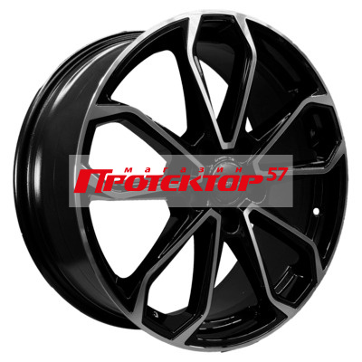 Диск Литой 7x18 PCD 5x114.3 ET45 D60.1 Khomen Wheels KHW1816 Black-FP