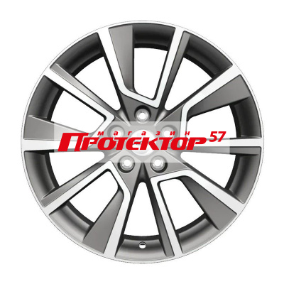 Диск 7x18 5x112 ET45 D57.1 Khomen Wheels U-Spoke 802 Gray-FP