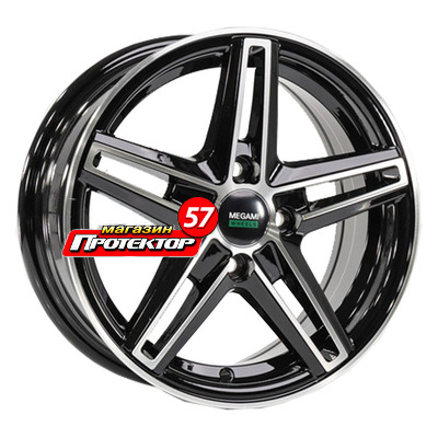 Диск 6x14 4x100 ET35 D67.1 Megami MGM-14 bkf