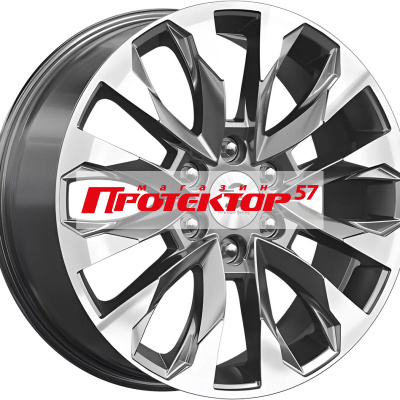 Диск Литой 8x20 PCD 6x139.7 ET55 D100.1 Premium Series КР007 Diamond Gloss Graphite