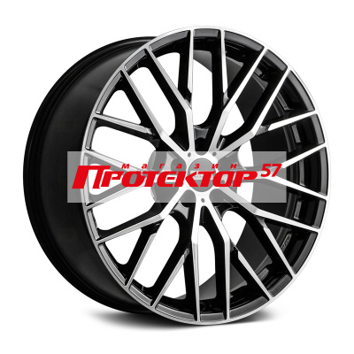 Диск 9x21 5x112 ET33 D66.5 FONDMETAL Makhai Gloss Black Machined
