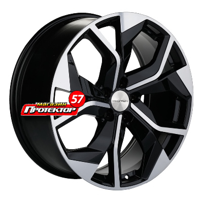 Диск 8.5x20 5x112 ET20 D66.5 Khomen Wheels Turbine Styling 2006 Black-FP