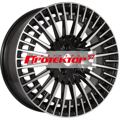 Диск 7x18 5x112 ET43 D57.1 KDW KD1820 Black Front Polished