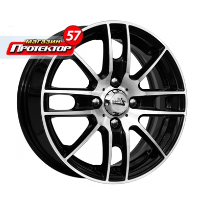 Диск 5.5x14 4x108 ET24 D65.1 iFree Тайлер Блэк Джек