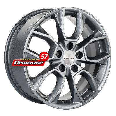 Диск 7x17 5x114.3 ET51 D67.1 Khomen Wheels U-Spoke 713 G-Silver