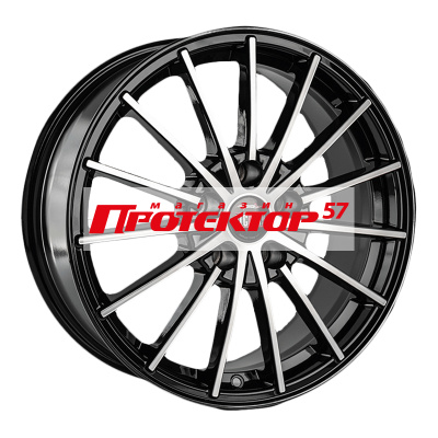 Диск 7x17 5x112 ET43 D57.1 Alcasta M60 BKF