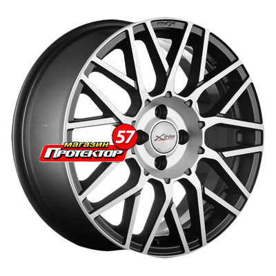 Диск 7x17 4x100 ET37 D60.1 X-trike X-131 BKM/FP