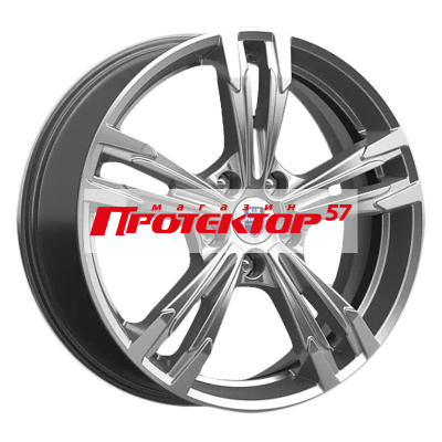 Диск 7x18 5x112 ET43 D57.1 K&K КС935 дарк платинум брайт
