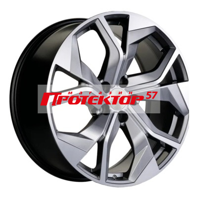 Диск 8.5x20 5x114.3 ET30 D60.1 Khomen Wheels KHW2006 Dark Chrome-FP