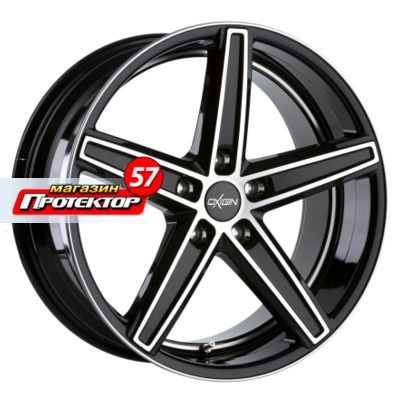 Диск 7.5x17 5x105 ET40 D56.6 Oxigin 18 Concave black full polish