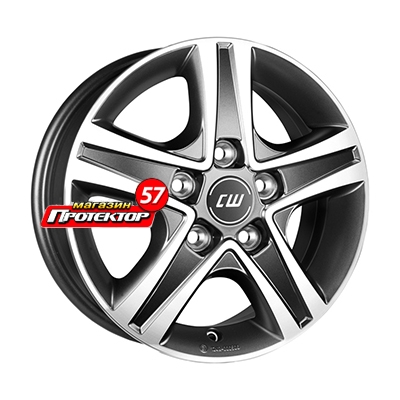 Диск 6.5x16 5x118 ET65 D71.1 BORBET CWD Mistral Anthrazit-Poliert Matt