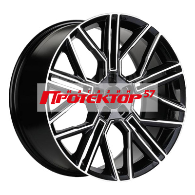 Диск Литой 9.5x21 PCD 5x112 ET36 D66.6 Khomen Wheels KHW2101 Black-FP matt