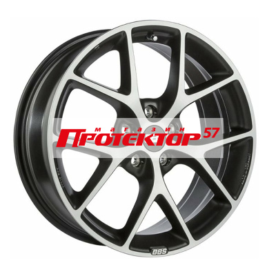 Диск 8x18 5x120 ET44 D82 BBS SR Vulcano grey diamond cut