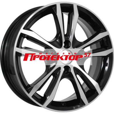 Диск 6x15 4x100 ET46 D54.1 MOBIS KIA_Hyundai Black diamond