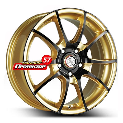 Диск 7x17 5x114.3 ET40 D73.1 Racing Wheels H-470 GD OBK/FP