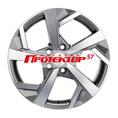 Диск 7x17 5x112 ET43 D57.1 Khomen Wheels Y-Spoke 712 Gray-FP
