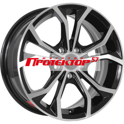 Диск Литой 6.5x15 PCD 4x100 ET36 D60.1 Megami MGM-33 BKF