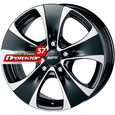 Диск 7.5x16 5x112 ET38 D70.1 ALUTEC Dynamite Diamant black front polished