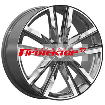Диск Литой 8x20 PCD 5x108 ET39 D60.1 Premium Series КР014 Diamond Gloss Graphite