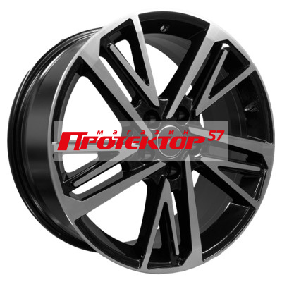 Диск Литой 8x18 PCD 5x114.3 ET40 D66.6 Khomen Wheels KHW1815 Black-FP