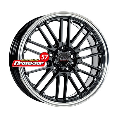 Диск 8.5x19 5x114.3 ET40 D72.5 BORBET CW2/5 Schwarz-Poliert