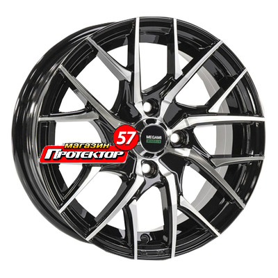 Диск 5.5x14 5x100 ET35 D57.1 Megami MGM-12 bkf