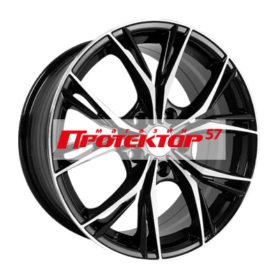 Диск Литой 7.5x18 PCD 5x108 ET36 D65 Megami MGM-40 BKF