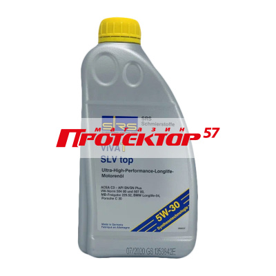 SRS VIVA 1 SLV top 5W30 SN/SN PLUS C3 Синтетическое 1л