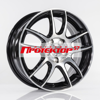 Диск Литой 6x15 PCD 5x100 ET50 D60.1 Megami MGM-36 BKF