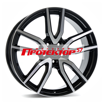 Диск 8x19 5x112 ET40 D70.1 RIAL Torino Diamant black front polished
