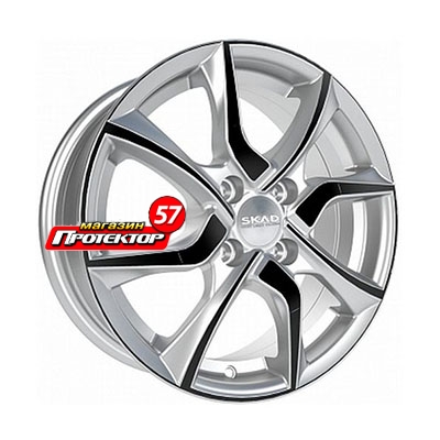 Диск 6x15 4x108 ET27 D65.1 СКАД Тулон Селена-черный