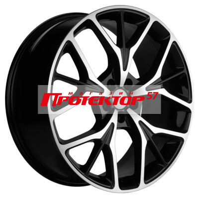 Диск 8x20 5x108 ET45.5 D63.4 Khomen Wheels KHW2012 Black-FP