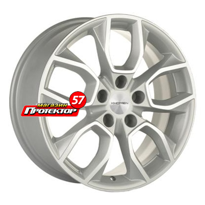 Диск 7x17 5x114.3 ET48.5 D67.1 Khomen Wheels U-Spoke 713 F-Silver-FP