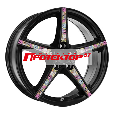 Диск 8x18 5x114.3 ET45 D70.1 ALUTEC Raptr Diamant Schwarz Mit Stickerbomb