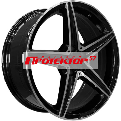 Диск Литой 9x19 PCD 5x112 ET38 D66.6 PDW 5261 Gloss Black Machine Face