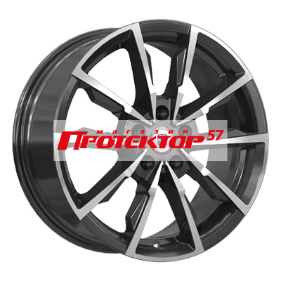 Диск 7.5x17 5x100 ET38 D67.1 K&K КС902 Алмаз черный