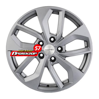 Диск 7x17 5x112 ET40 D57.1 Khomen Wheels U-Spoke 703 G-Silver