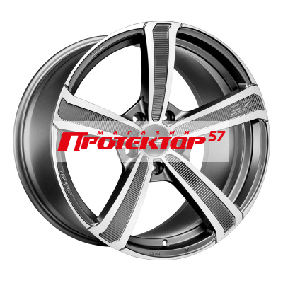 Диск 9.5x20 5x112 ET33 D79 OZ Racing Montecarlo HLT Matt Dark Graphite Diamond Cut