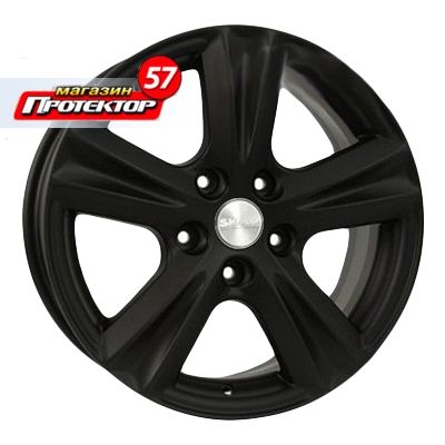 Диск 7x16 5x120 ET45 D72.6 СКАД Фобос-2 Черный матовый