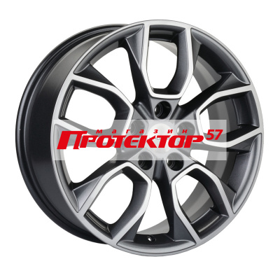 Диск 7x17 5x112 ET45 D57.1 Khomen Wheels U-Spoke 713 Gray-FP