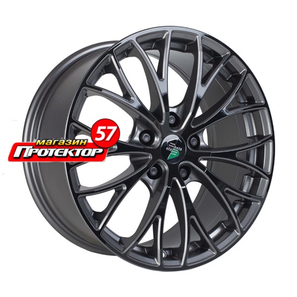 Диск 9x20 5x112 ET40 D78.1 Eta Beta Piuma C Anthracite-Black Face Shine