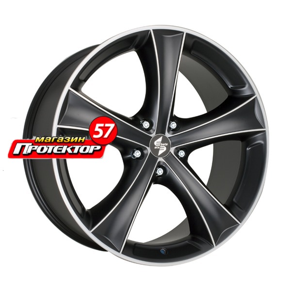 Диск 8x18 5x100 ET45 D67.1 Eta Beta TETTSUT Matt Black Face Polish