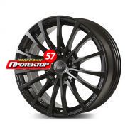Диск 7x17 5x105 ET39 D56.6 PROMA Цунами Черный матовый