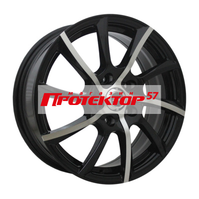 Диск 6x15 4x100 ET50 D60.1 X-Race AF-14 BKF